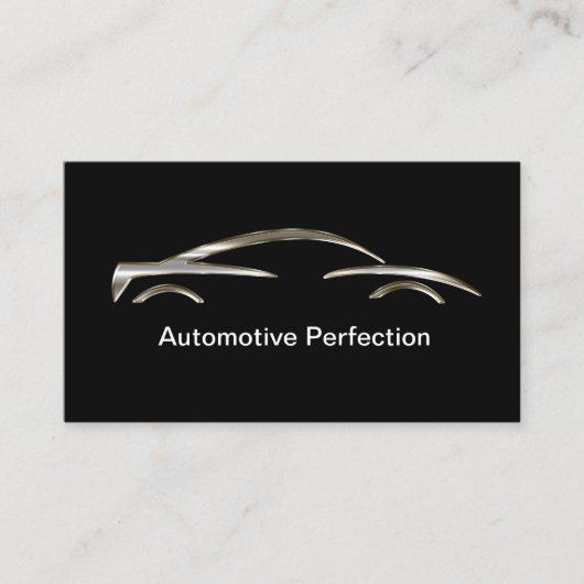 上品な車の車クールの修理 名刺 (正面)