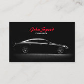 上品な運転手の名刺 名刺 (正面)
