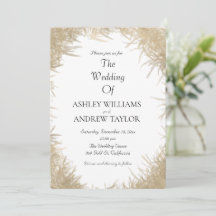 上品な金ゴールドエレガントグラス結婚ホワイト