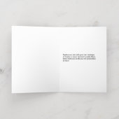 上品な金ゴールドトーンバジェットビジネスサンキューカード 箔シーズンカード (内側レイダウン)