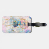 上品な金ゴールドドリームキャッチャーレインボークラウドスカイデザイン ラゲッジタグ (裏面横)