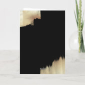 上品な金ゴールドブラック応援ハッピーニューイヤー会社 シーズンカード (裏面)