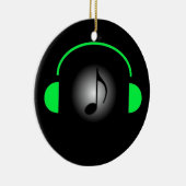 上品な音楽オーナメント セラミックオーナメント (右)