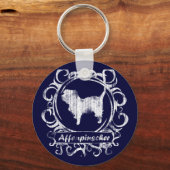 上品な風化アフェンピンシェ キーホルダー (正面)