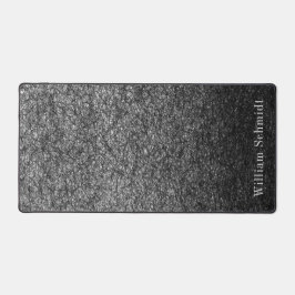 上品な黒黒鉛鉛筆描 デスクマット