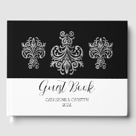 上品な2色 ゲストブック