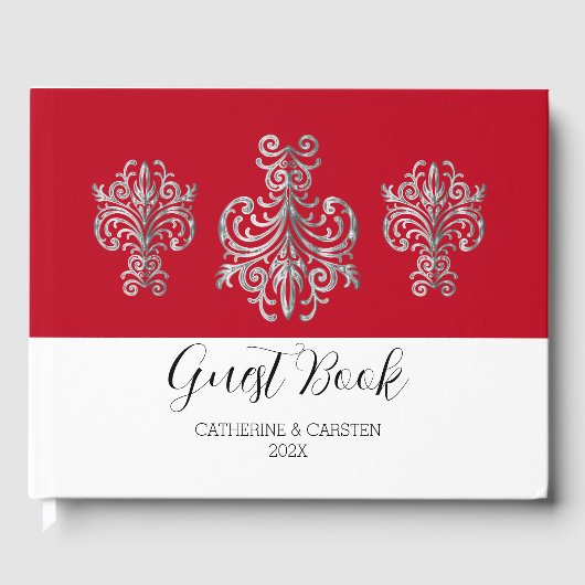 上品な2色 ゲストブック (正面)