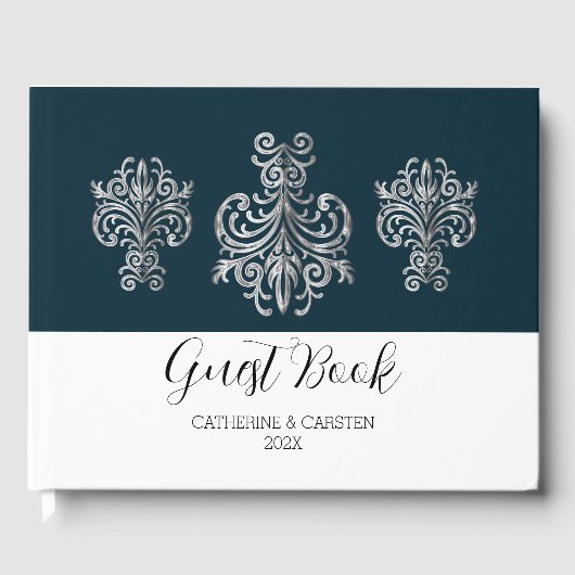 上品な2色 ゲストブック (正面)