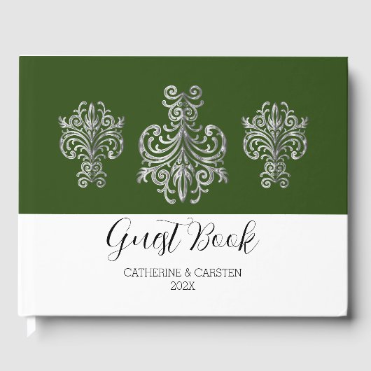 上品な2色 ゲストブック (正面)