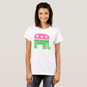 上品な、サッシーな、若い共和党Tシャツ Tシャツ (正面フル)