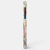 上品な 偽虹彩ガラス ポリゴン モザイク Case-Mate iPhoneケース (裏面/左)