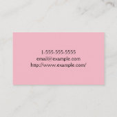 上品な、基本的な小児科医の名刺 名刺 (裏面)