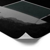 上品なChics Vapeパター市松模様にンポスタグランジー ポスター (角)