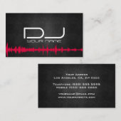上品なDJの名刺 名刺 (正面/裏面)