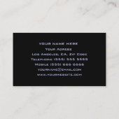 上品なDJの名刺 名刺 (裏面)