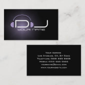 上品なDJの名刺 名刺 (正面/裏面)
