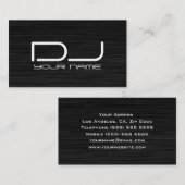 上品なDJの名刺 名刺 (正面/裏面)