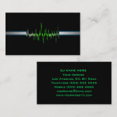 上品なDJの名刺 名刺 (正面/裏面)
