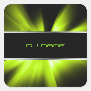 上品なDJシール スクエアシール