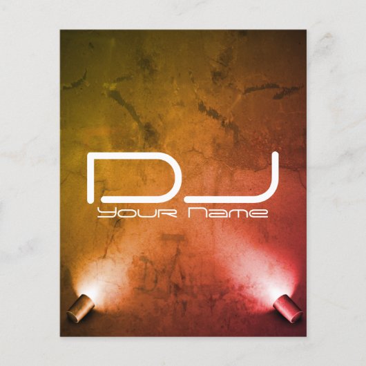 上品なDJパーティーチラシ チラシ (正面)