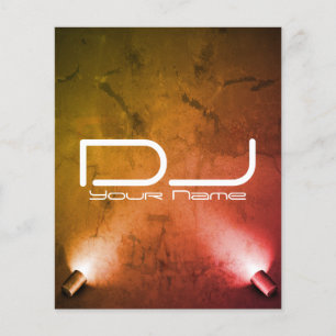 上品なDJパーティーチラシ チラシ