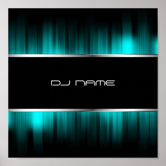 上品なDJポスター ポスター (正面)