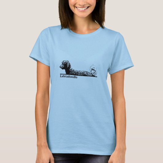 上品なLabradoodle Tシャツ (正面)