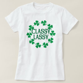 上品なLassyのシャムロックのTシャツ Tシャツ