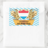 上品なLuxembourger 長方形シール (バッグ)