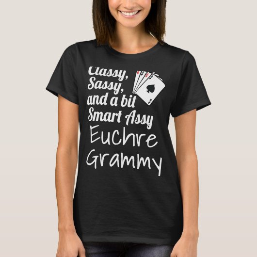 上品なSassyとビット頭が切れるアッシーEuchre Grammy Gr Tシャツ (正面)