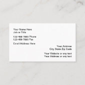 上品なTeleHealthの保険業カード 名刺 (裏面)