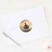上品なYOGAシール ラウンドシール (封筒)