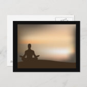 上品なYOGAポストカード ポストカード (正面/裏面)