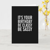 上品になれ…誕生日おもしろいカード カード (黄色い花)