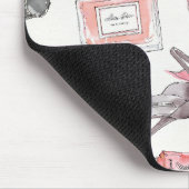 上品は|の水彩画のファッションにアクセントを置きます マウスパッド (コーナー)