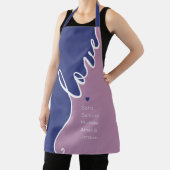 上品エレガントなラブスクリプトエプロン エプロン (インサイチュ)