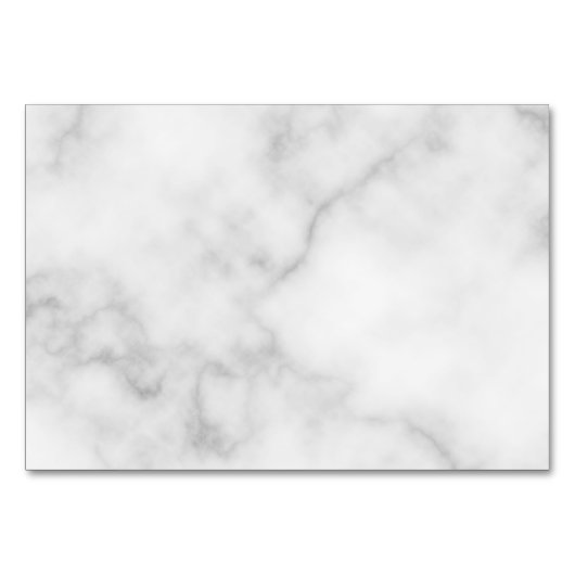 上品エレガントな大理石結婚のアドバイスと願い テーブルナンバー (裏面)