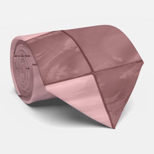 上品エレガントな紫色のメタリックタイルパターン ネクタイ (ロール)