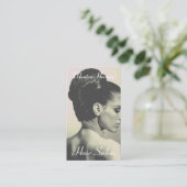 上品エレガントな髪型  名刺 (スタンド正面)