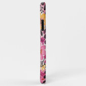 上品カラフルで繊細な水色の花 Case-Mate iPhoneケース (裏面/右)