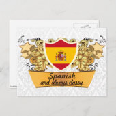 上品スペインの ポストカード (正面/裏面)