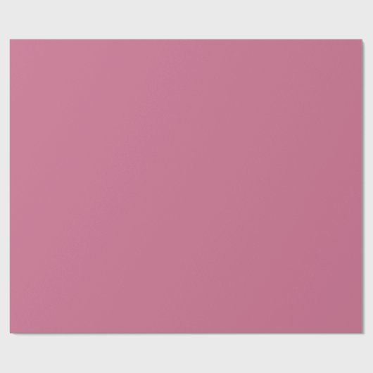 上品及びSTYLISH_MODERNのピンクの固体 ラッピングペーパー (フラット)