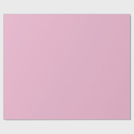 上品及びSTYLISH_MODERNのピンクの固体 ラッピングペーパー