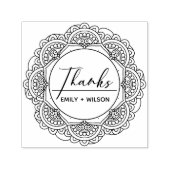 上品華美なマカスタムダラド感謝してい結婚文字 セルフインキングスタンプ (デザイン)