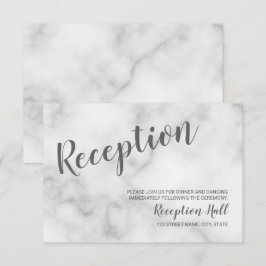上品 エレガント 白大理石 結婚式 披露宴 招待状