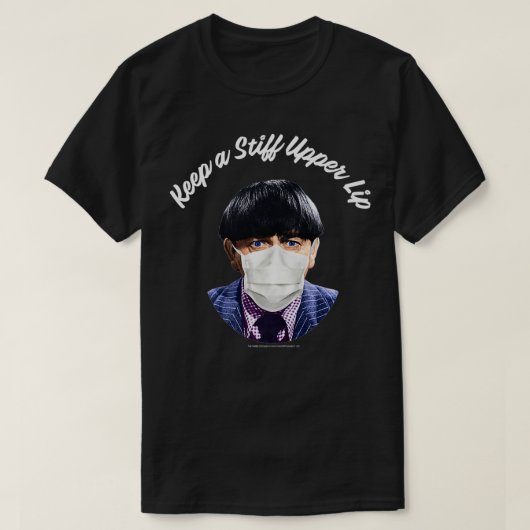 上唇保の硬いプレミアム Tシャツ (デザイン正面)