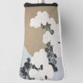 上坂関伝統的家絵画日本美術 ゴルフヘッドカバー (回転90)