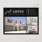 上場した実在不動産の新しい不動産マーケティング ポストカード (正面)