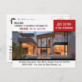 上場した実在不動産はがき ポストカード (正面/裏面)