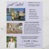 上場した実在不動産代理人 チラシ (正面)